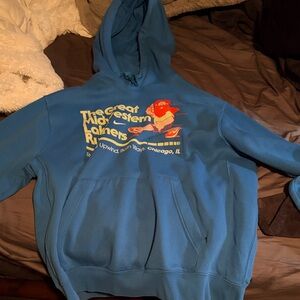 Nike Blue Graphic Hoodie